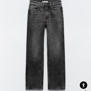 NWT Zara high waisted full length z1975 straight leg jeans size 8